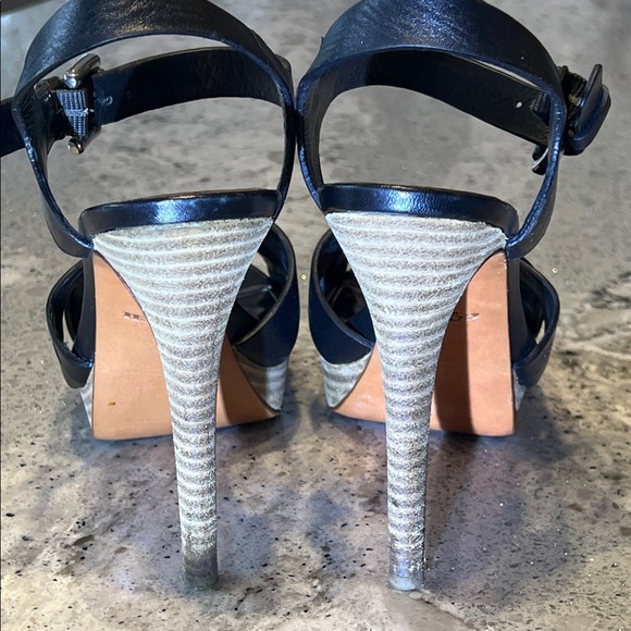 Coach Coach Dani Black Strappy Black Heels Size 7 - Picture 6 of 9